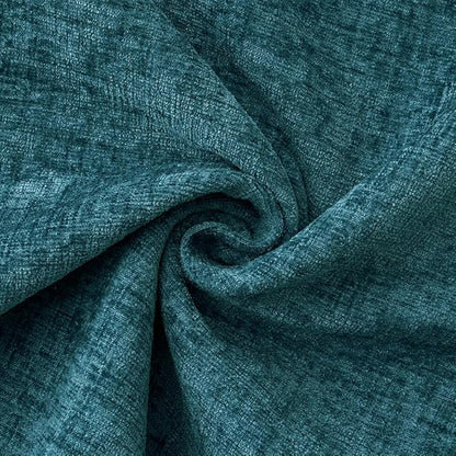 MIULEE Pack of 2 Couch Throw Pillow Covers 18x18 Inch Dark Teal Farmhouse Decorative Pillow Covers with Stitched Edge Soft Chenille Solid Dyed Spring Pillow Covers for Sofa Bed Living Room