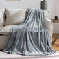 JIAHANNHA Grey Throw Blankets,Fleece Blanket Throw Size 50"×60",Super Soft Cozy Plush Light Grey Blanket for Couch Sofa Bed,Flannel Lightweight Warm Bed Blankets