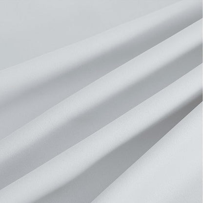 NICETOWN Greyish White Ring Top Panels - Thermal Insulated Shades for Nursery, Kids Room, Yard, Closet, Garage - Breathable Fabric, Privacy Assured, 2 Panels, W52 x L95