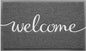 CozyBounty Grey Door Mat Welcome Mats Outdoor Indoor Non-Slip Doormat for Entryway Low-Profile Floor Mat for Yard, Garage, High Traffic Areas (30"x17.5", Grey)