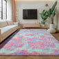 ONASAR Rainbow Area Rugs for Living Room, 5x8 Fluffy Girls Bedroom Rug, Indoor Ultra Soft Plush Shaggy Large Floor Carpets for Nursery Kids Baby Boys Teen Dorm Playroom Home Decor Aesthetic