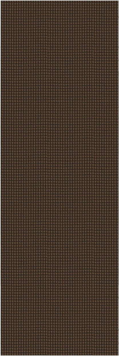 KOZYFLY Runners for Hallways 2x7 ft Washable Kitchen Runner Non Slip Rubber Backed Hall Runners Cotton Entryway Runner Rugs Floor Carpet for Indoor Backdoor Bedroom Kitchen, Reddish Brown/Coffee