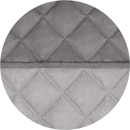 PureFit Reversible Quilted Sofa Cover, Water Resistant Slipcover Furniture Protector, Washable Couch Cover with Non Slip and Elastic Straps for Kids, Dogs, Pets (Sofa, Gray/Light Gray)