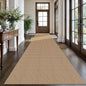 KOZYFLY Extra Long Runners for Hallways 3x16 ft Washable Kitchen Runner Non Slip Rubber Backed Hallway Rug Cotton Entryway Runner Rug Floor Carpet for Indoor Hall, Kitchen, Stair, Tan/Orange/Brown