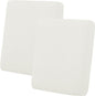 Easy-Going Stretch Individual Loveseat Couch Cushion Cover Sofa Cushion Furniture Protector Sofa slipcover Soft Flexibility with Elastic Bottom (2-Piece Loveseat Cushion Cover, Cream)