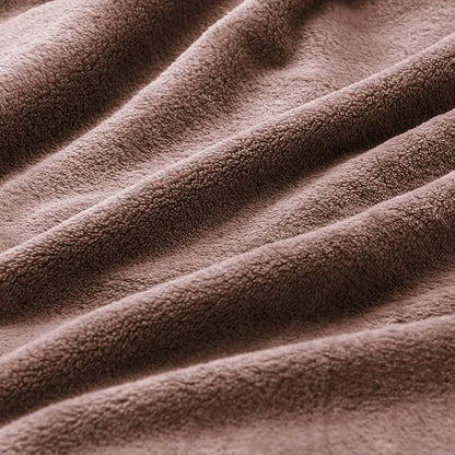 BEDELITE Fleece Blankets Queen Size Brown Throw Blankets for Bed, Luxury Plush Cozy Fuzzy Blanket 90x90 inches, Super Soft Warm Lightweight Throw Blanket All Seasons Suitable