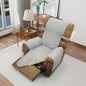 Recliner Chair Covers Reversible Sofa Cover Couch Cover for Pets Lazy Boy Furniture Protector(28''Recliner,Light Grey/Beige)