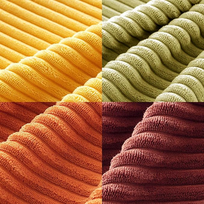 MIULEE Decorative Throw Pillow Covers 18x18 Inch Set of 4, Vibrant Cushion Covers Vintage Retro Home Fall Decor Mix and Match Color Clash Design for Sofa Couch Bed Living Room Yellow Orange Rust