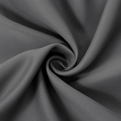 LEMOMO Grey Thermal Blackout Curtains/38 x 84 Inch/Set of 2 Panels Room Darkening Curtains for Bedroom