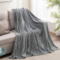 BEDELITE Fleece Blanket Grey Throw Blanket for Couch & Bed, Luxury Plush Cozy Fuzzy Blanket 50" x 70", Super Soft Warm Lightweight Fall Throw Blanket for Travel Camping