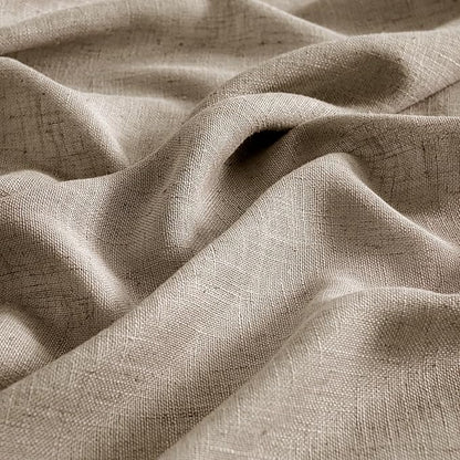 MIULEE Taupe Grey Linen Curtains 108 Inches Long 2 Panels for Bedroom Living Room, Soft Linen Textured Window Drapes Semi Sheer Light Filtering Back Tab Rod Pocket Farmhouse Modern Burlap Look Decor