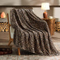 BEDELITE Fleece Blanke for Couch & Bed Leopard Print Throw Blanket – Soft Cheetah Blanket, Cozy Lightweight Fleece Animal Print Throw, 60"x 80", Brown