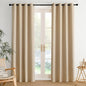 NICETOWN Room Darkening Draperies Curtains Panels, 2 Panels Biscotti Beige W52 x L84