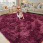 Rugs for Living Room 6x9, Alfombras para Salas Shag Large Plush Soft Area Rug, Shaggy Carpets for Bedroom, Kids Boys Girls Home Decor Aesthetic(Burgundy, 6 x 9)