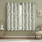 Floral Blackout Curtains Sage Green Printed Curtains Floral Blackout Curtains Farmhouse Boho Cottagecore Spring Curtains for Bedroom Modern Living Room