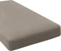 H.VERSAILTEX Super Stretch Individual Chaise Cover Sectional Couch Covers for L Shaped Sofa Both Left/Right Featuring Thick Jacquard Textured Twill Fabric (1 Piece Chaise Cover Large, Taupe)