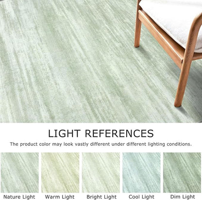 KOZYFLY Kitchen Runner Rug for Hallway Non-Slip Modern Abstract Runner Rug 2x5 Green, Washable Carpet Runner Laundry Room Mat with Soft Low Pile for Entryway Bathroom Bedroom Kitchen
