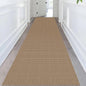 KOZYFLY Extra Long Runners for Hallways 3x14 ft Washable Kitchen Runner Non Slip Rubber Backed Hallway Rug Cotton Entryway Runner Rug Floor Carpet for Indoor Hall, Kitchen, Stair, Tan/Orange/Brown
