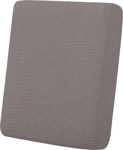Easy-Going Stretch Cushion Cover Sofa Cushion Furniture Protector Sofa Seat Sofa slipcover Sofa Cover Soft Flexibility with Elastic Bottom(Chiar Cushion,Taupe)