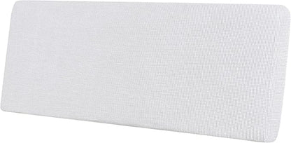 Easy-Going Stretch Cushion CoverSofa Cushion Furniture Protector Sofa Seat Sofa slipcover Sofa Cover Soft Flexibility with Elastic Bottom(Sofa Cushion,Snow White,Large)