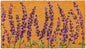 Juvale Lavender Floral Door Mat - 17 x 30 in, Purple Coir - Welcome Mat for Front Door & Entryway - Coir Doormat for Patio & Porch