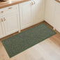 BEQHAUSE Kitchen Runner Rugs 20"x48", Non-Slip Kitchen Mats for Floor, Super Absorbent and Stain Resistant Kitchen Rug, Machine Washable Rugs for Kitchen, Hallway, Laundry & Sink, Green
