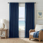 RYB HOME Navy Blue 100% Blackout Curtains for Bedroom 96 inches Long 52 inches Wide, Thermal Insulated &Privacy Assurd Curtains for Boy's Room/Sliding Glass Door/Living Room, 2 Panels