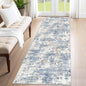 2x8 Runner Rug for Hallway, Washable Modern Abstract Runner Rugs Neutral Soft Non Slip Kids Rug Stain Resistant Indoor Runners for Hallways Entryway Bedroom Kitchen Laundry Room(Blue, 2'x8')