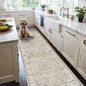 Hallway Washable Runner Rug - 2x7 Kitchen Rugs Entryway Rug Runner Vintage Soft Floor Mat Non Slip Indoor Farmhouse Carpet for Bathroom Living Room Bedroom (2 X 7, Beige)
