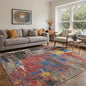 BEIMO Area Rugs 5x7 for Living Room Bedroom, Modern Abstract Machine Washable Rug, Large Soft Low Pile Floor Carpet with Non Slip Backing for Dining Room, Vivid Mix