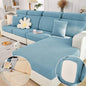 Couch Cushion Covers for Sofa Couch Covers Wear-Resistant Universal Sofa Cover Washable Stretch for Sectional Slipcovers (Texture-Sea Blue,Extra Large Single Seat Cover)
