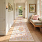 Area Rugs 2'6''x14' Runner Rug Non Slip Washable for Kitchen Hallway Bedroom Beside Laundry Room Bathroom Rug, Floor Carpet, Light Pink Colorful