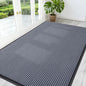 OLANLY Front Door Mat Indoor Outdoor Entrance, Waterproof Heavy Duty Doormat, Fade Resistant, Low Profile, Easy Clean Patio Porch Welcome Floor Mats for Entry, 59x34, Ash Grey
