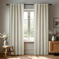 Deconovo Blackout Curtains, Thermal Insulated, W42 x L95 2 Panels, Back Tab, Machine Washable, Room-Darkening Drapes for Bedroom/Living Room Light Beige