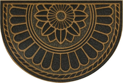 Mohawk Home Swirl Style Casual Ornamental Charcoal 2' X 3' All Weather Outdoor Door Mat Perfect for Porch, Garage