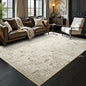 Toneed Abstract Area Rug Modern Washable Rug Soft Non Slip Rug Low Pile for Bedroom Living Room Dining Room Beige 6x9 Feet