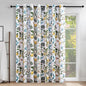 Topfinel Sliding Door Patio Floral Curtains & Drapes, Blackout Extra Wide Room Divider Large Coquette Vintage Farmhouse Country Hummingbird Patterned Grommet Curtains 1 Single Panels W100 x L84