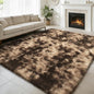 Shag Area Rug for Bedroom 5x8,Fluffy Area Rugs for Living Room,Soft Fuzzy Rug Non-Shedding Indoor Plush Carpet for Kids Bedroom Nursery Dorm Home Decor,Tie-Dyed Coffee