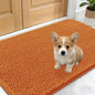 OLANLY Dog Door Mat for Muddy Paws 30x17, Absorbs Moisture and Dirt, Absorbent Non-Slip Washable Doormat, Quick Dry Chenille Mud Mat for Dogs, Entry Indoor Entryway Carpet for Inside Floor, Clay