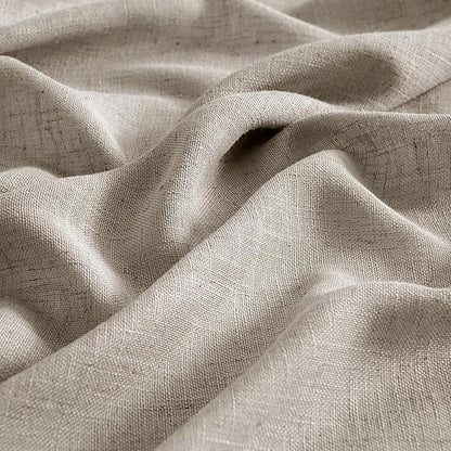 MIULEE Burlywood Birch Linen Curtains 72 Inch Length 2 Panels for Bedroom Living Room, Soft Linen Textured Window Drapes Semi Sheer Light Filtering Back Tab Rod Pocket Farmhouse Burlap Look Decor