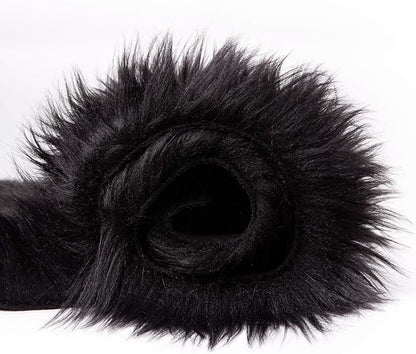Ashler Faux Fur Rug, Black Area Rugs, Fluffy Sheepskin Fur Rug, Fuzzy Ultra Soft 2 x 3 Ft Rugs, Machine Washable Shag Rug, Nursery Throw Rugs for Bed, Living, Kids Room