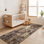 2x6 Brown Rug Runners for Hallways Kitchen Runner Rug Non Slip Washable Coffee Long Runner Rugs with Rubber Backing Soft Abstract Carpet Runner for Bedroom, Kitchen, Bathroom, Entryway