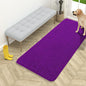 OLANLY Dog Door Mat for Muddy Paws 54x24, Absorbs Moisture and Dirt, Absorbent Non-Slip Washable Doormat, Quick Dry Chenille Mud Mat for Dogs, Entry Indoor Entryway Carpet for Inside Floor, Purple