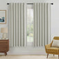 RYB HOME Cream 100% Blackout Curtains 63 inch Long, Light Blacking & Thermal Insulated Curtains for Nursery/Bedroom/Kids'Room, Back Tab & Rod Pocket Window Treatment, W52 x L63, 2 Panels