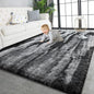 TWINNIS Super Soft Shaggy Rugs Fluffy Carpets, 5x8 Feet, Indoor Modern Plush Area Rugs for Living Room Bedroom Kids Room Nursery Home Decor, Upgrade Anti-Skid Rectangular Fuzzy Rug, Charcoal Grey