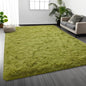 Deerhoo Shag Area Rug, 4 X 6 Plush Fuzzy Rugs for Living Room, Ultra Soft Fluffy Furry Rug for Bedroom, Indoor Carpet Nursery Rugs for Kids Room Home Decor, Green