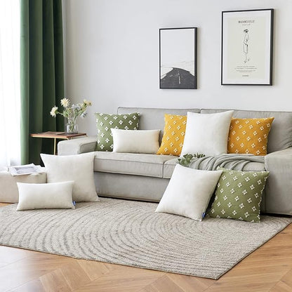MIULEE Pillow Insert 14x40 Inch, Decorative Rectangle Throw Pillow Inserts, Premium Fluffy Pillow Forms Sham Stuffer for Sofa Couch Living Room