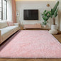 ONASAR Pink 6x9 Area Rugs for Living Room Bedroom, Large Fluffy Bedside Throw Rug, Soft Plush Shaggy Fuzzy Floor Carpet for Nursery Kids Girls Boys Teen Dorm Home Office Decor Aesthetic