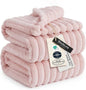 Bedsure GentleSoft California King Size Blanket for Bed - Cozy Soft Blankets for Women, Cute Large Throws for Girls, Crystal Pink, 102x96 Inches