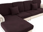 Couch Cushion Covers Seat Cushion Cover Stretch Couch Cover Separate Sectional Sofa Slipcovers Furniture Protector(3 Pieces for Seat or Sofa Backrest, Brown)